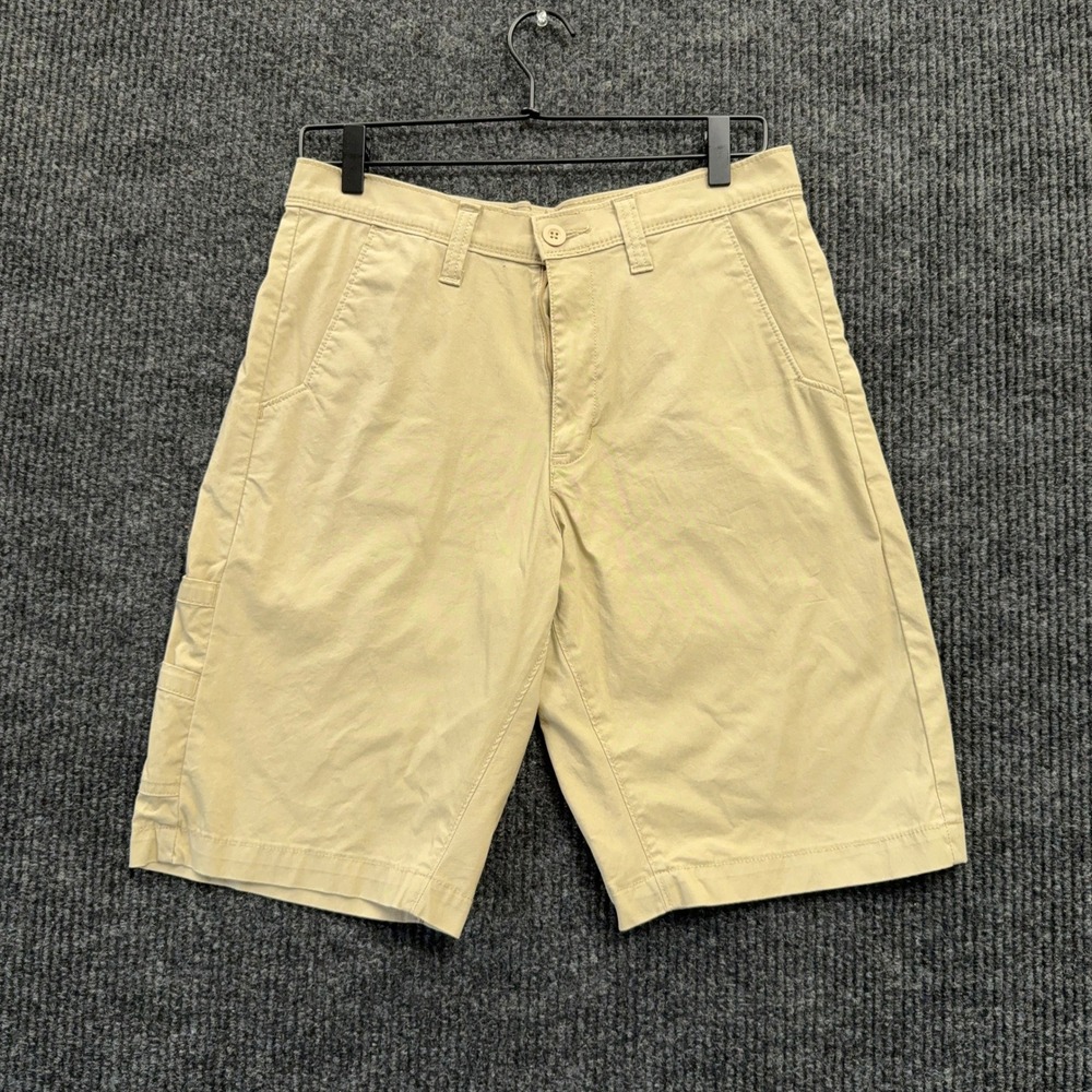 Dickies Temp-iQ Cargo Shorts Mens 30 Khaki 11 Inseam Flex Cooling Workwear